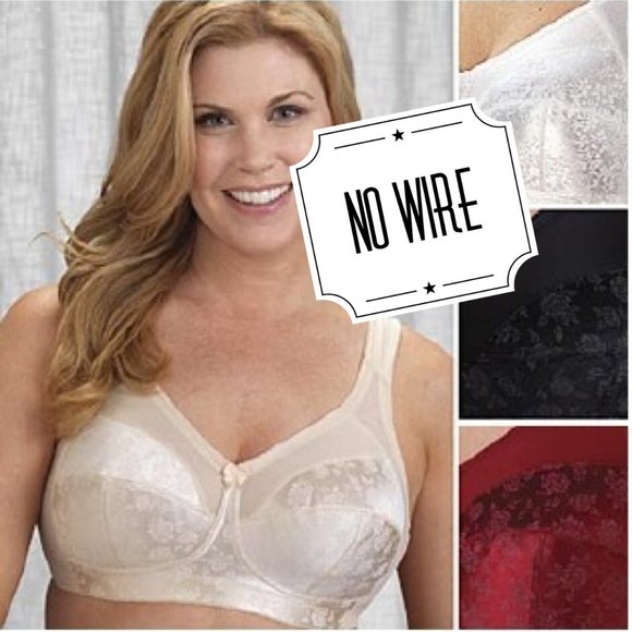 NWT Cortland Intimates (Venus) Full Figure Wireless Seamed Everyday Bra 7102 BG - Picture 3 of 6